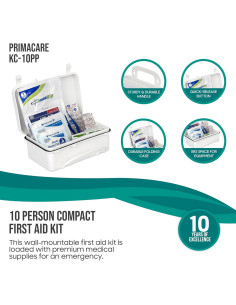 Kit de Primeros Auxilios Primacare KC-10PP para 10 Personas 2