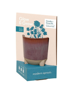 Kit de Crecimiento de Flores + Vela Aromática Modern Sprout