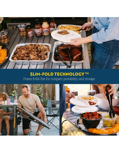 Mesa Plegable GCI Outdoor Slim-Fold XL para 6 Personas
