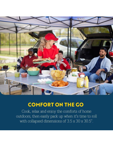 Mesa Plegable GCI Outdoor Slim-Fold XL para 6 Personas