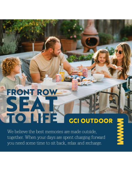 Mesa Plegable GCI Outdoor Slim-Fold XL para 6 Personas