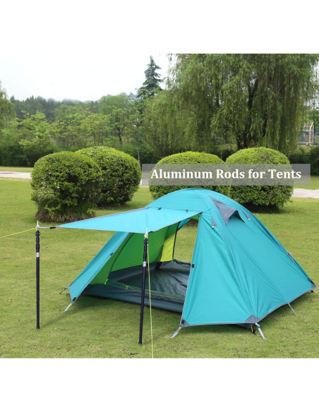 Poste de Camping Ajustable HIKEMAN Aluminio 90-230cm