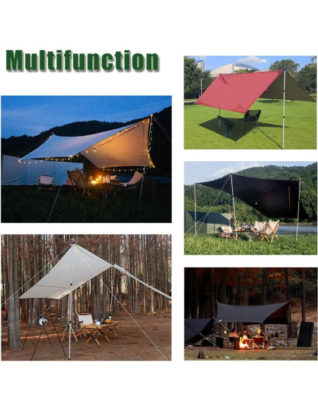 Poste de Camping Ajustable HIKEMAN Aluminio 90-230cm