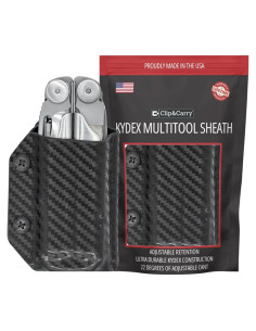Funda Kydex Clip & Carry para Leatherman Wave - Negra