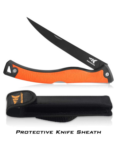 Cuchillo Plegable KastKing para Filetear 16.5 cm Acero Inoxidable