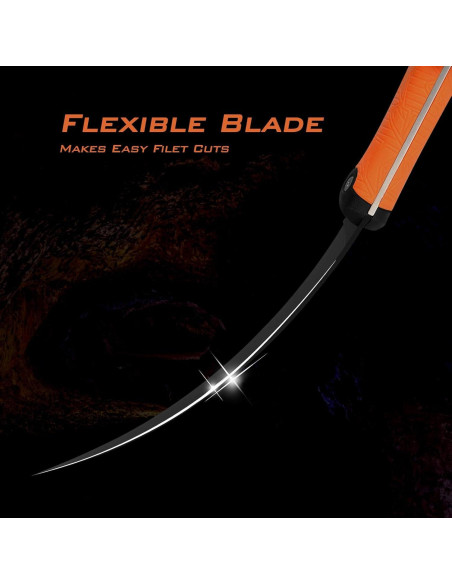Cuchillo Plegable KastKing para Filetear 16.5 cm Acero Inoxidable