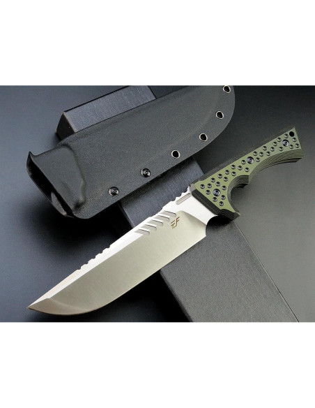 Cuchillo Fijo Eafengrow EF146 Acero Sleipner 19 cm Mango G10