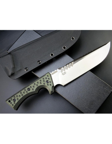 Cuchillo Fijo Eafengrow EF146 Acero Sleipner 19 cm Mango G10