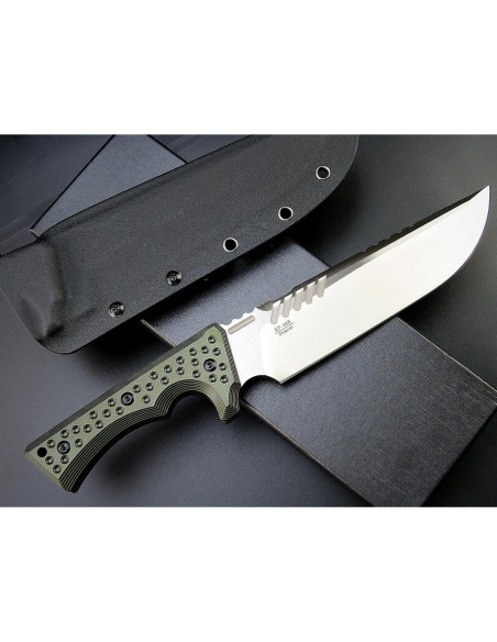 Cuchillo Fijo Eafengrow EF146 Acero Sleipner 19 cm Mango G10