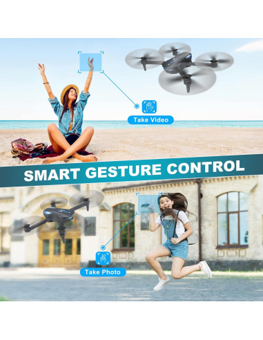 Drone Hiturbo S20 con cámara 1080P y 2 baterías