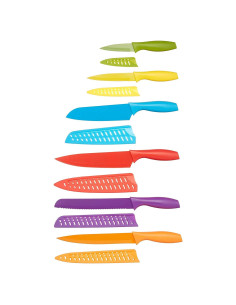 Juego de cuchillos de cocina 12 piezas Amazon Basics