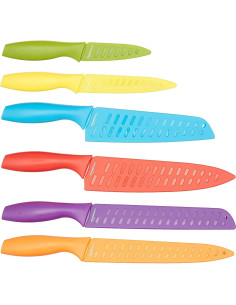 Juego de cuchillos de cocina 12 piezas Amazon Basics 2