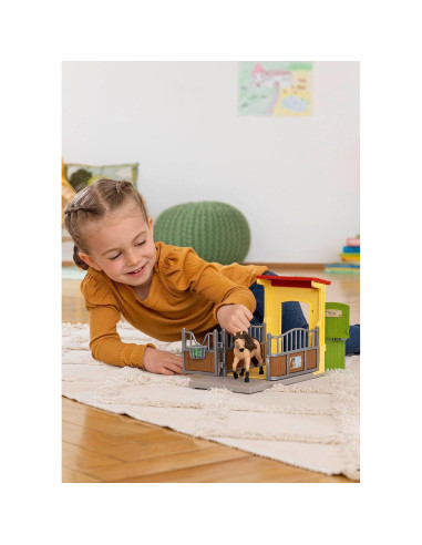 Juego de Granja Schleich 123 Piezas con Casa, Gallinero y Establo
