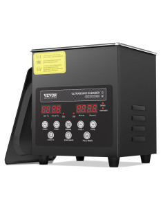 Limpiador Ultrasónico VEVOR 2L 60W Digital con Calentador
