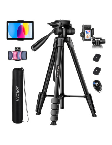 Trípode JOILCAN M30-Tablet 68" (172.72 cm) Ajustable con Control Remoto