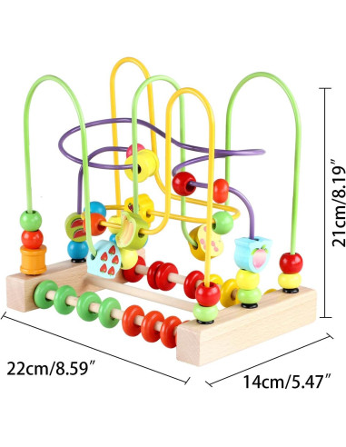Laberinto de Perlas Wondertoys para Niños 21.78x13.89cm