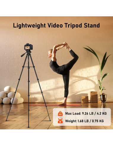 Trípode JOILCAN M30-Tablet 68" (172.72 cm) Ajustable con Control Remoto