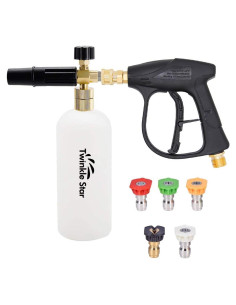 Pistola de Lavado a Presión Twinkle Star con Caño de Espuma 1L