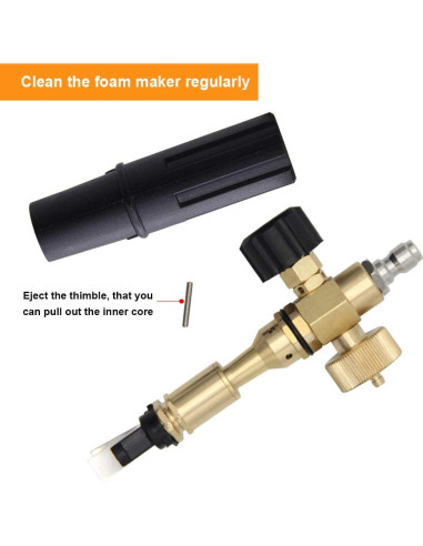 Pistola de Lavado a Presión Twinkle Star con Caño de Espuma 1L