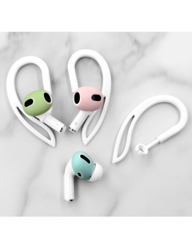 Ganchos para oídos IiEXCEL compatibles con AirPods 4 y Pro