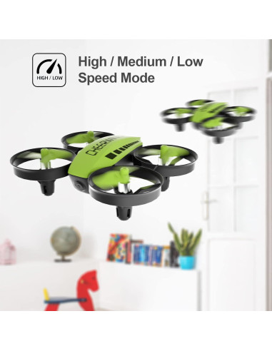 Drone Mini Cheerwing CW10 con Cámara WiFi y Control por Voz