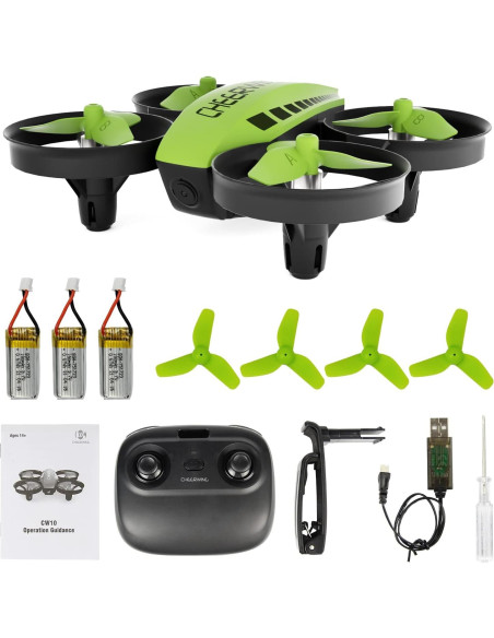 Drone Mini Cheerwing CW10 con Cámara WiFi y Control por Voz