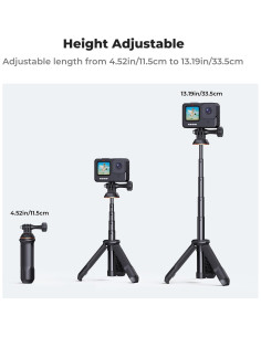 Trípode de Selfie K&F Concept 33.5cm para GoPro y DJI 2