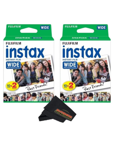 Película Instantánea Fujifilm Instax Wide Doble - 40 Exposiciones