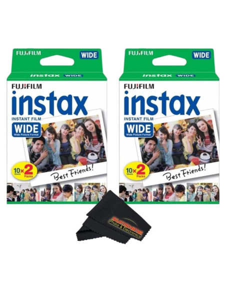 Película Instantánea Fujifilm Instax Wide Doble - 40 Exposiciones