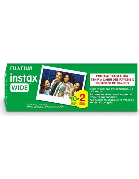 Película Instantánea Fujifilm Instax Wide Doble - 40 Exposiciones