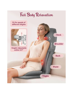 Masajeador de Espalda y Cuello THERAZZAGGE TZ-2209 con Calor 2