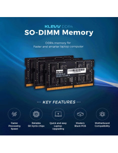Memoria RAM KLEVV DDR4 8GB 3200MHz SO-DIMM para Laptop 2