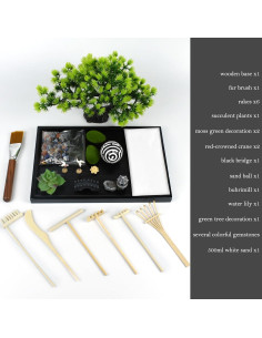 Jardín Zen Japonés Artcome para Escritorio - Meditación y Relajación 2