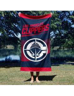 Toalla de Playa NBA Los Angeles Clippers 76x152 cm Microfibra 2