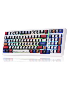 Teclado Mecánico Inalámbrico AULA F99 RGB 99 Teclas