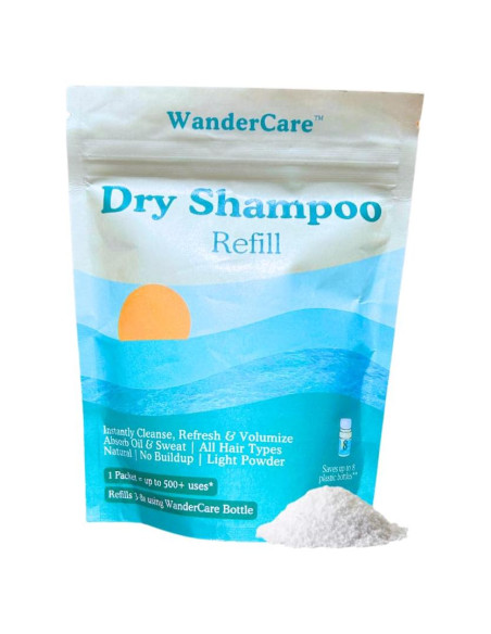 Polvo de Champú Seco WanderCare Natural 56.7g Ecológico