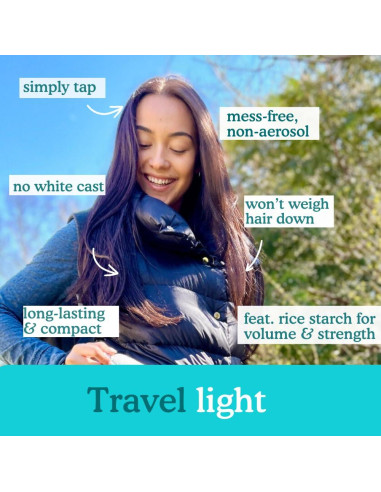 Champú Seco en Polvo WanderCare 42.52g Natural Recargable