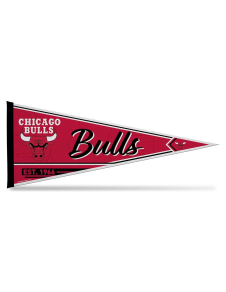 Bandera de Fieltro Rico Industries Chicago Bulls 30x76 cm