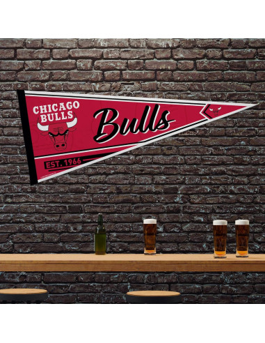 Bandera de Fieltro Rico Industries Chicago Bulls 30x76 cm