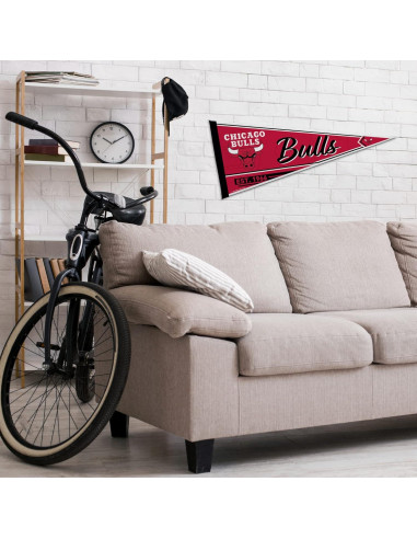 Bandera de Fieltro Rico Industries Chicago Bulls 30x76 cm