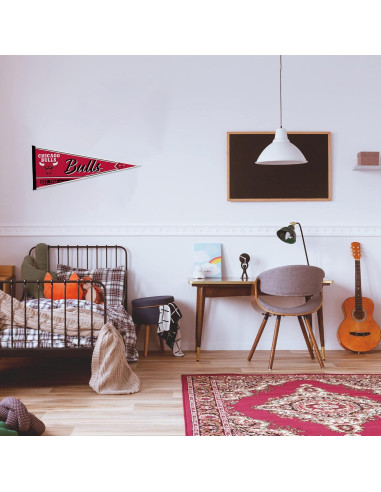 Bandera de Fieltro Rico Industries Chicago Bulls 30x76 cm