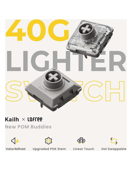 Teclado Mecánico Inalámbrico Lofree Flow Lite 84 Teclas Flamingo