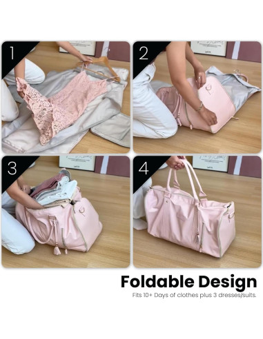 Bolsa de viaje Luhxe Carry On con pouch para zapatos - Carbón