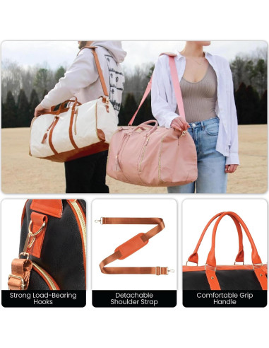 Bolsa de viaje Luhxe Carry On con pouch para zapatos - Carbón