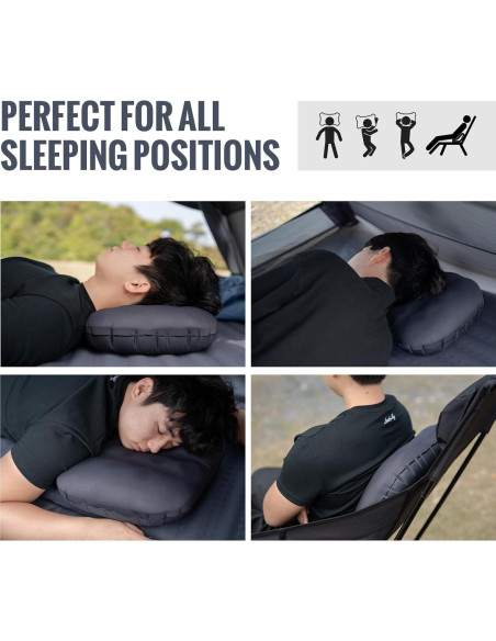 Almohada Inflable de Camping OneTigris Airdream Gris 0.13kg