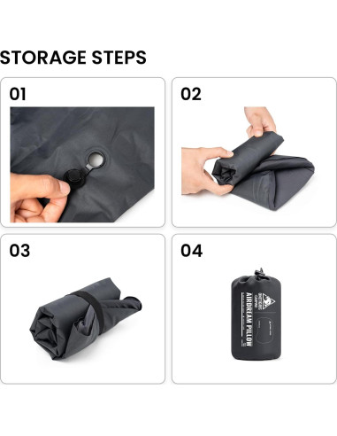 Almohada Inflable de Camping OneTigris Airdream Gris 0.13kg