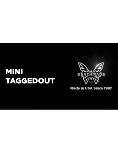 Cuchillo Plegable Benchmade Mini Taggedout G10 Verde OD 18cm