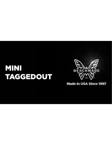 Cuchillo Plegable Benchmade Mini Taggedout G10 Verde OD 18cm