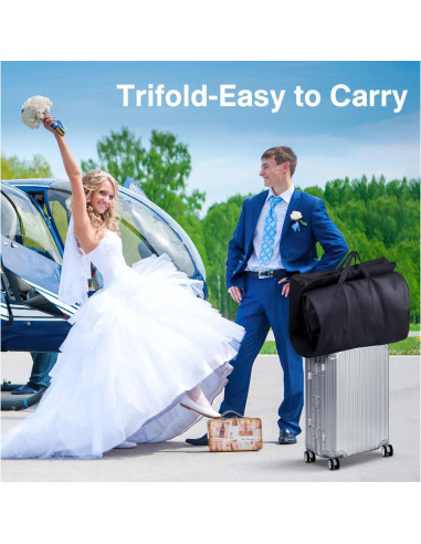 Bolsa de Prenda de Novia Sleeping Lamb 182.88 cm Negra