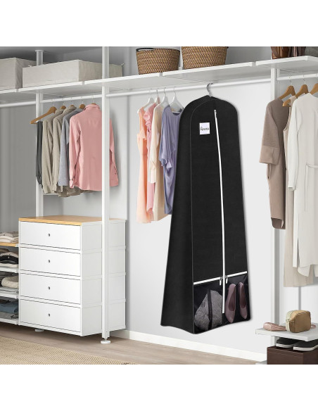 Bolsa de Prenda de Novia Sleeping Lamb 182.88 cm Negra